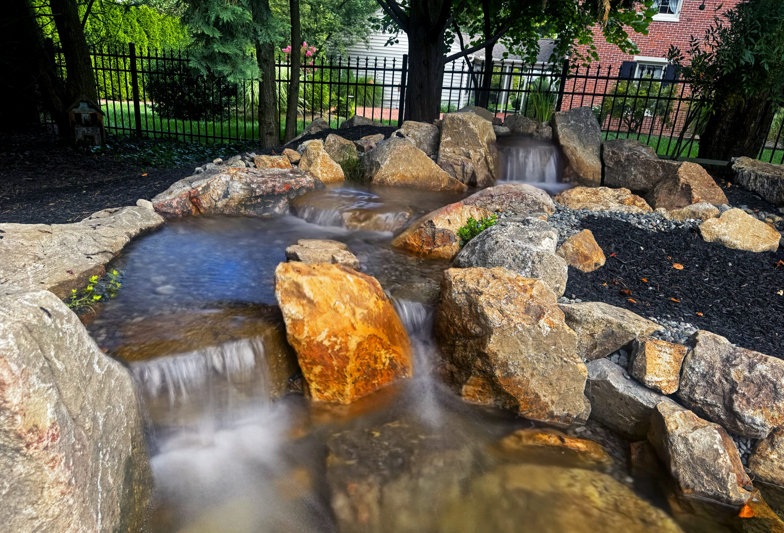 Ecosystem Koi Pond and Fountain Feature